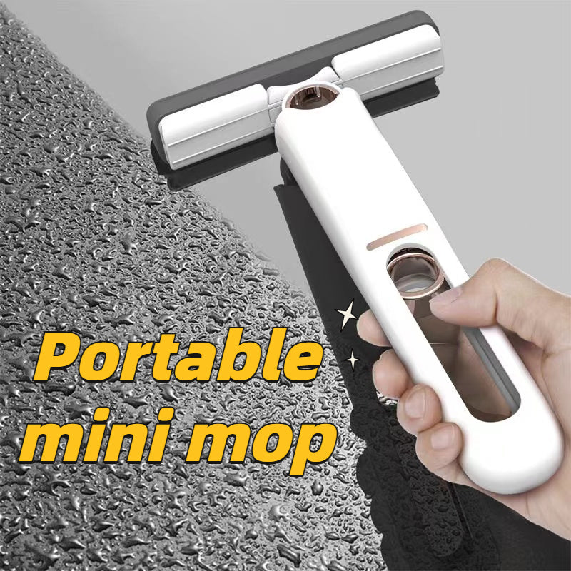 Multifunction Portable Squeeze Mop – For Desk, Window, Kitchen, Car & More